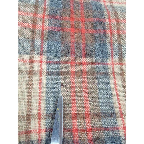 Vintage Brewster Wool Of The West Shirt Mens M Plaid Lined Western READ 80s - Picture 9 of 15